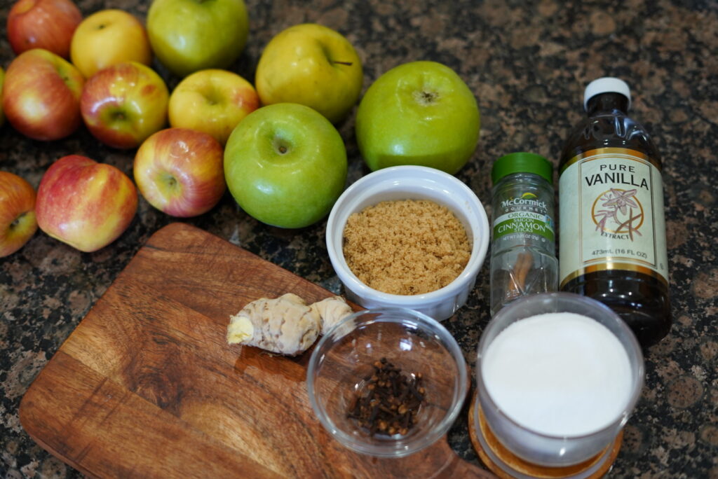 Ingredients for Homemade Apple Cider