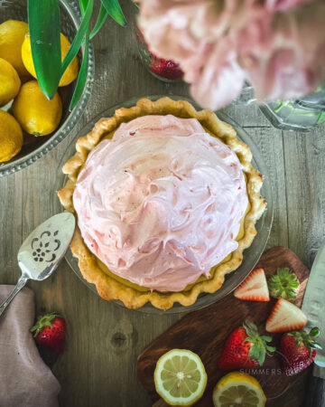 Strawberry Meringue Pie