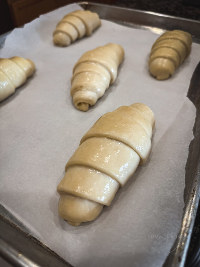 thawed croissants