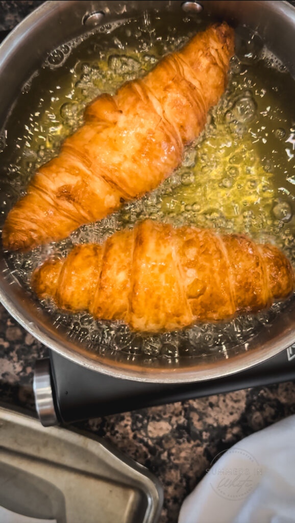 frying croissants 