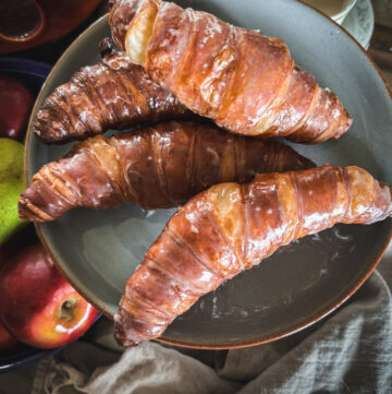 Glazed Fried Croissants