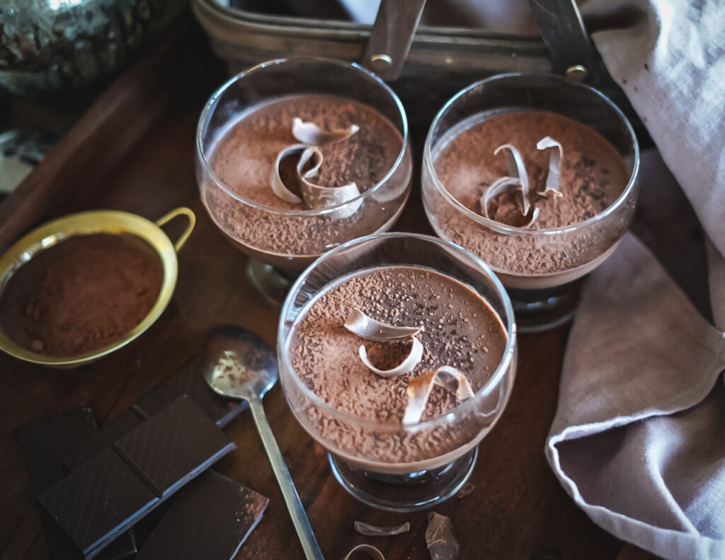 chocolate panna cotta