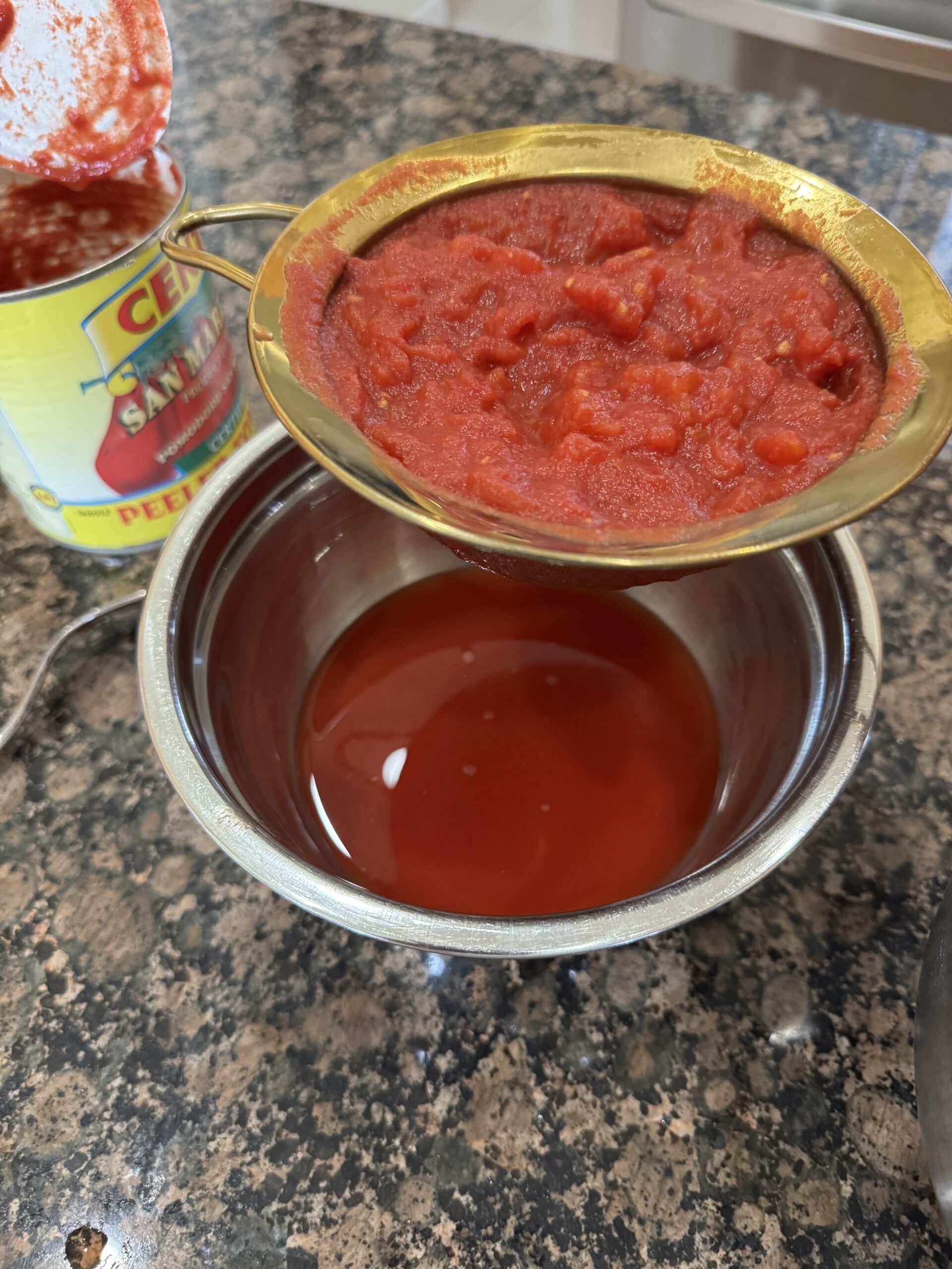 crushed and strained canned tomatoes