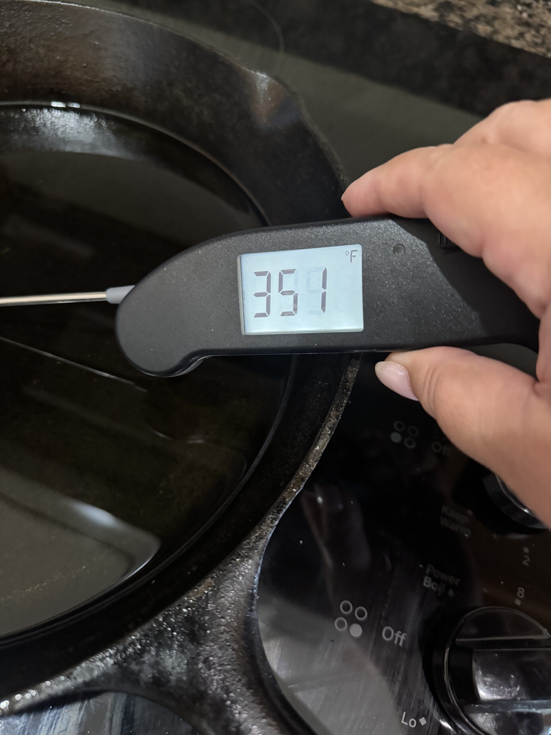 351 degrees on food thermometer